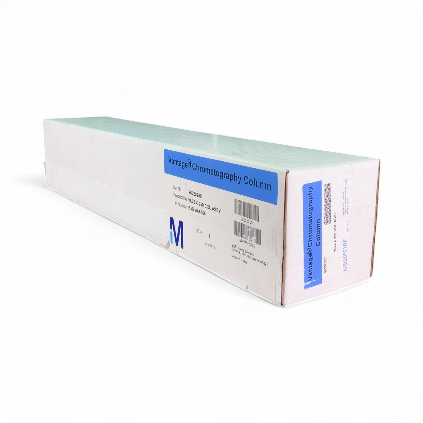 Millipore Vantage Chromatography Column VL22 X 250 Col Assy 96220250 NEW IN BOX