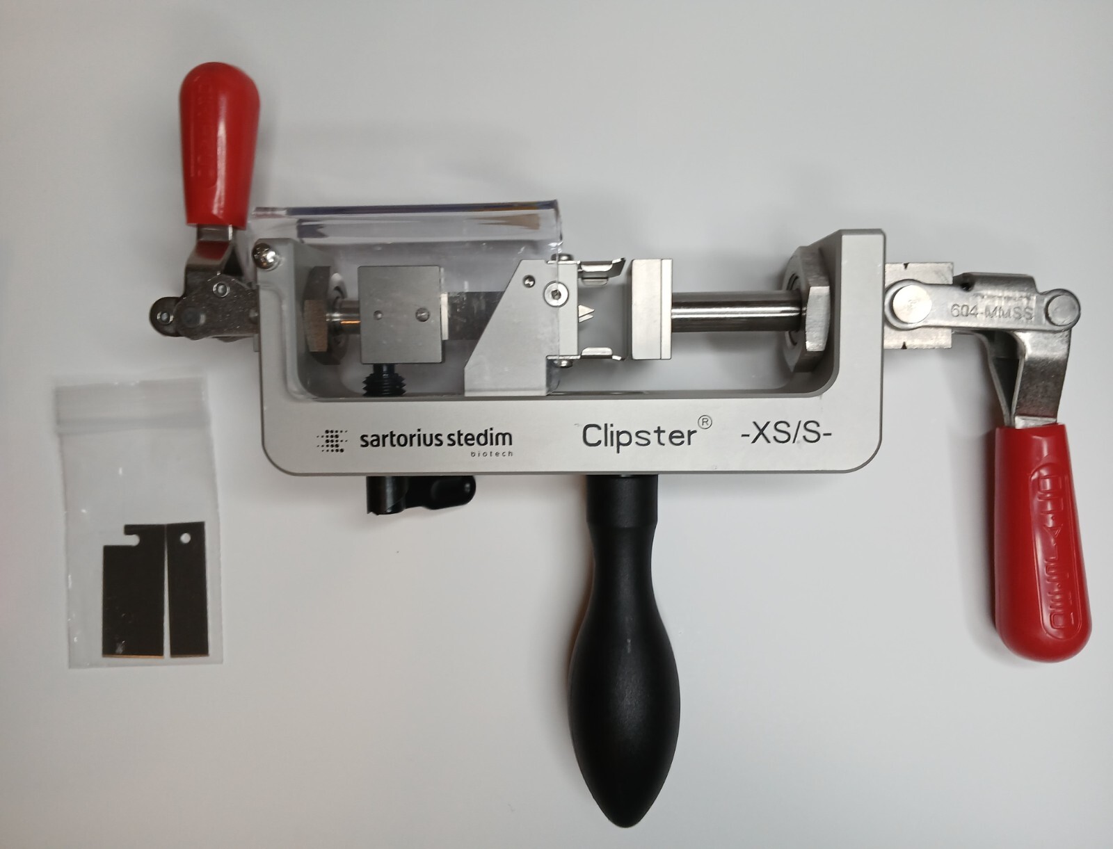 2x Unused Sartorius Clipsters, Large (L) & Extra Small/Small (XS/S) wConsumables