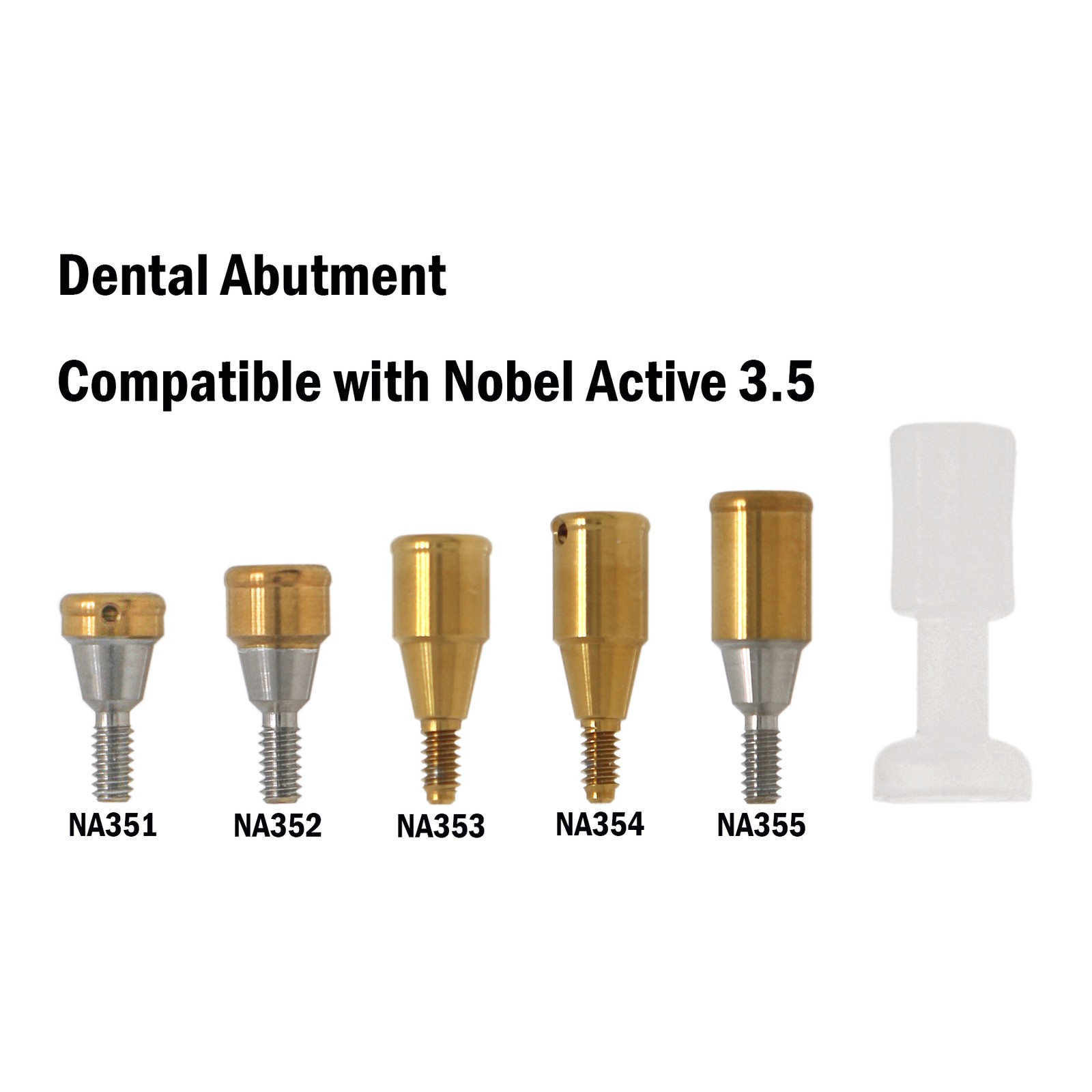 US Overdenture For Nobel Active NPØ3.5mm Locator Abutment Male Caps Inserts Tool