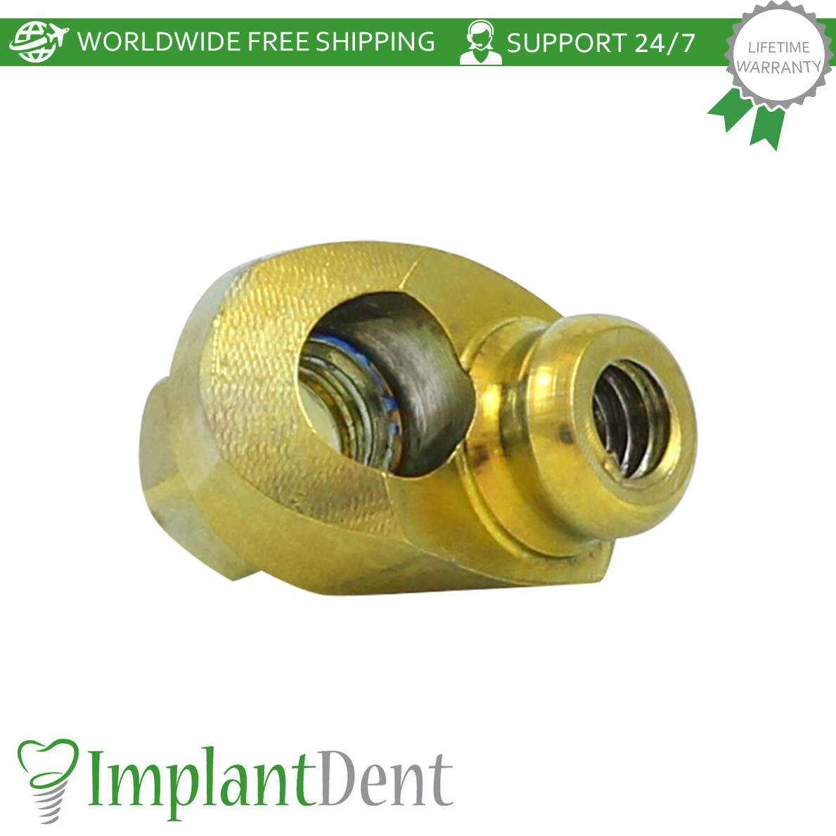 1x Dental Angulated 30° Loc-Low Attachment Int Hex 2.42mm