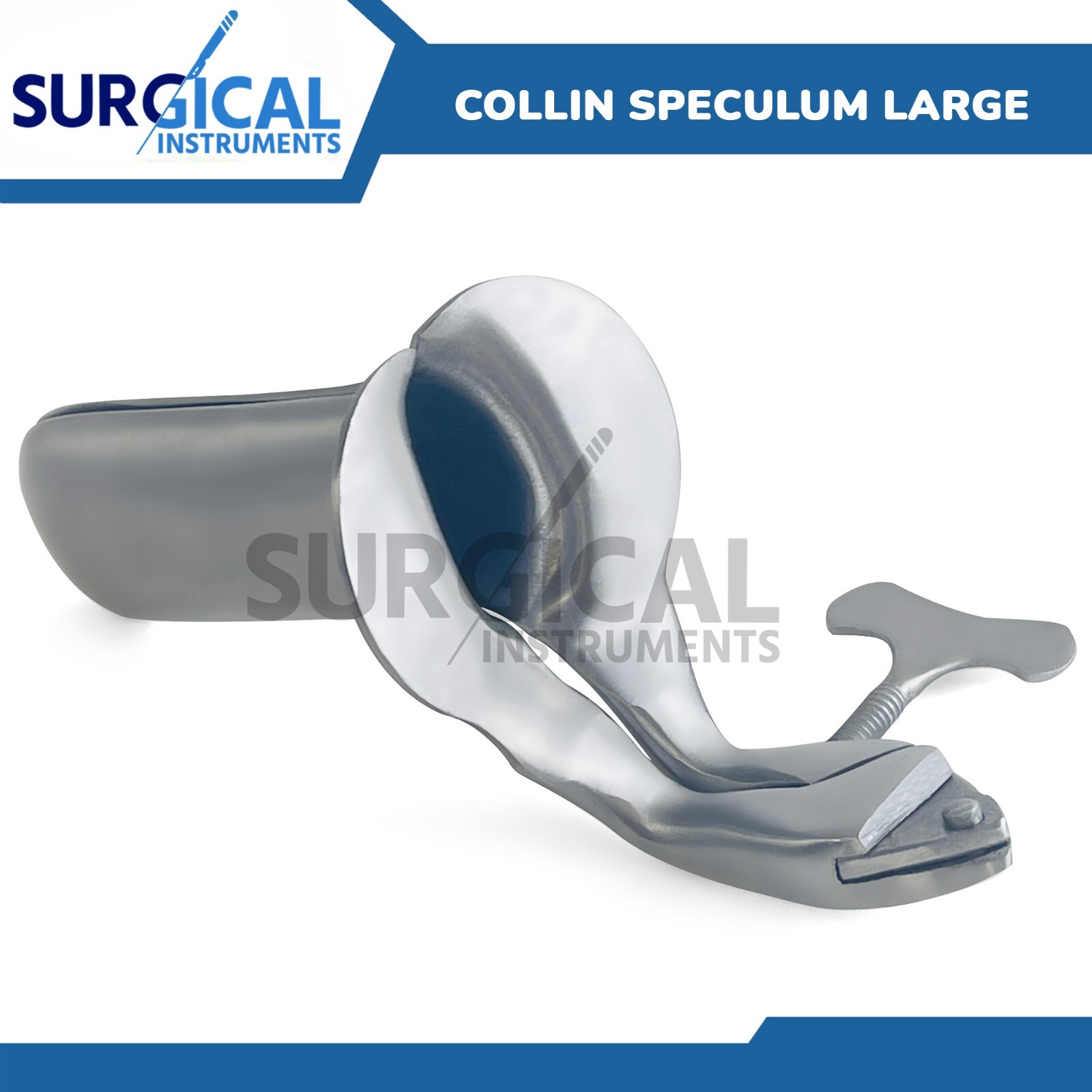 COLLIN Vaginal Speculum LARGE OB/Gynecology Surgical Stainless German Grade