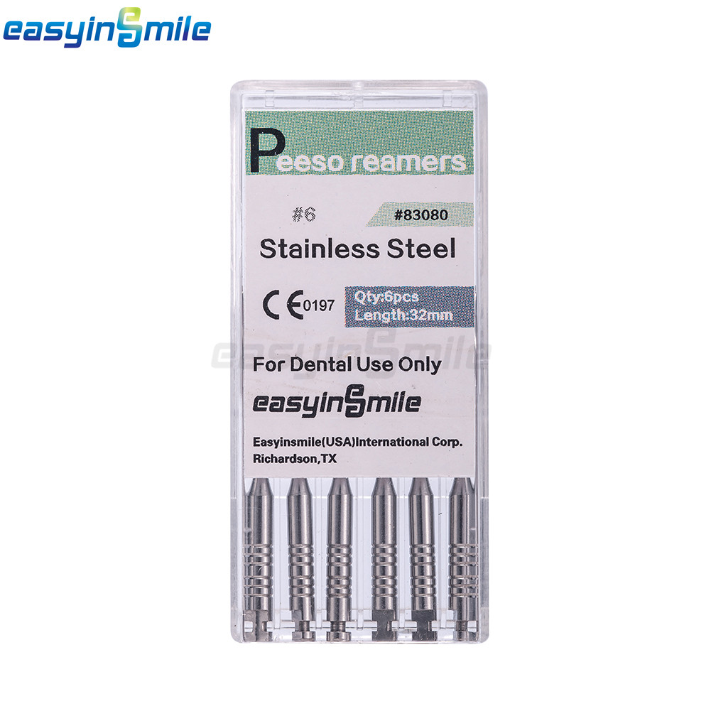 10pack Dental Endo Pesso Reamers/Glidden Gates Drill Spiral Burs Root Canal #1-6