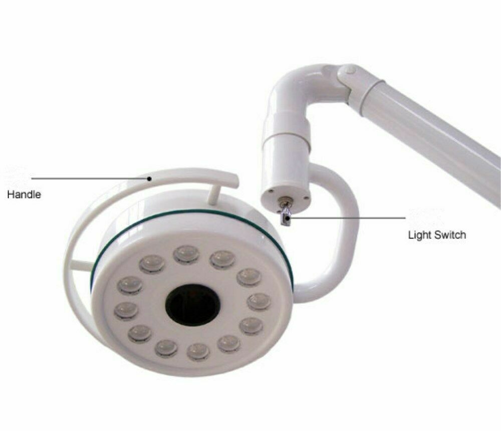 Dental Medical 36W LED Ceiling Mounted Exam Cold Light Shadowless Lamp 800mm US