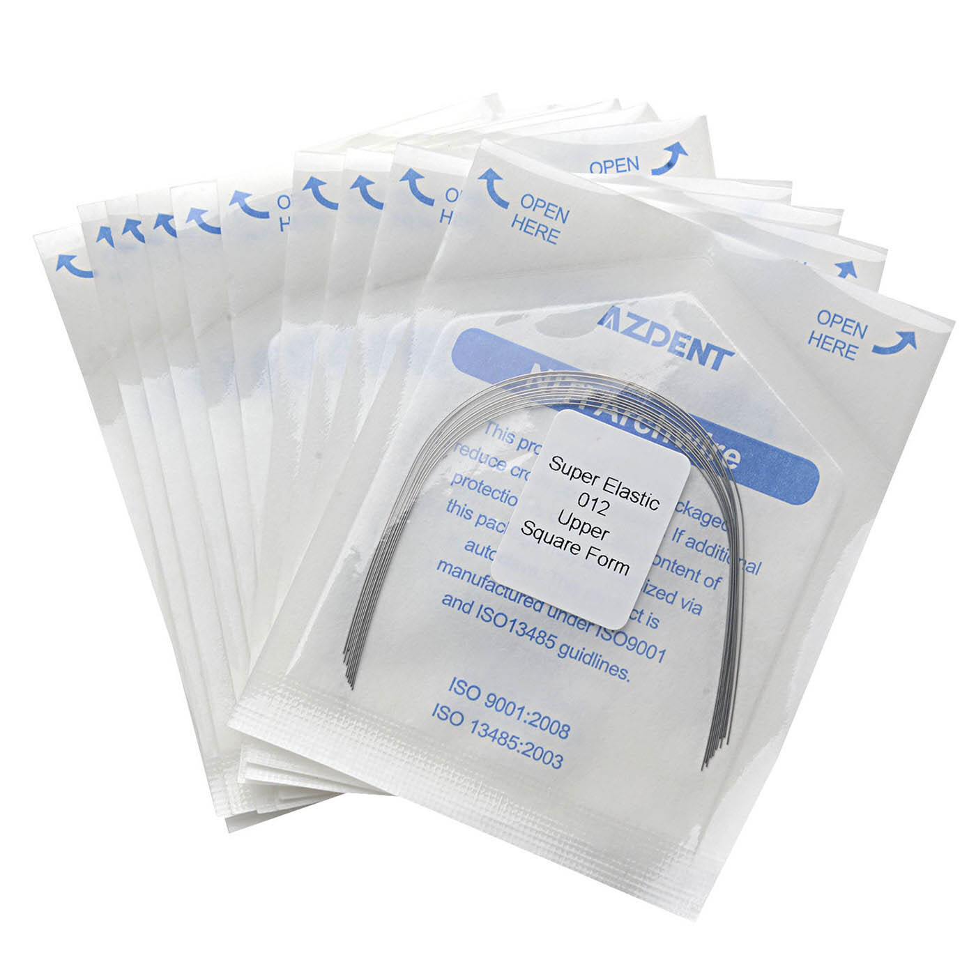 AZDENT Dental Orthodontic Super Elastic NITI Arch Wire Round Ovoid/Square/Nature