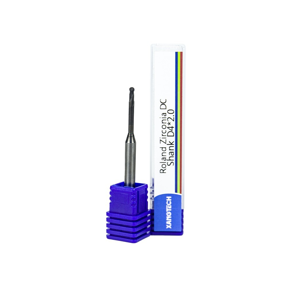 Roland Milling Burs Diamond Coated Cutters 0.6/1.0/2.0mm Tools for Zircona Block