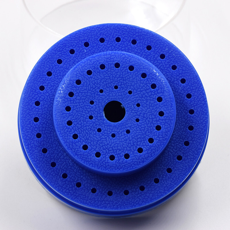 Dental Plastic Holder Burs Round White/Yellow/Blue 60 Holes High&Low Speed Block