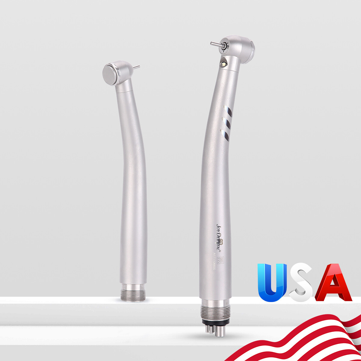 Joy Dental Fiber Optic LED E-generator High Speed Handpiece 2H/4Hole Torque Head