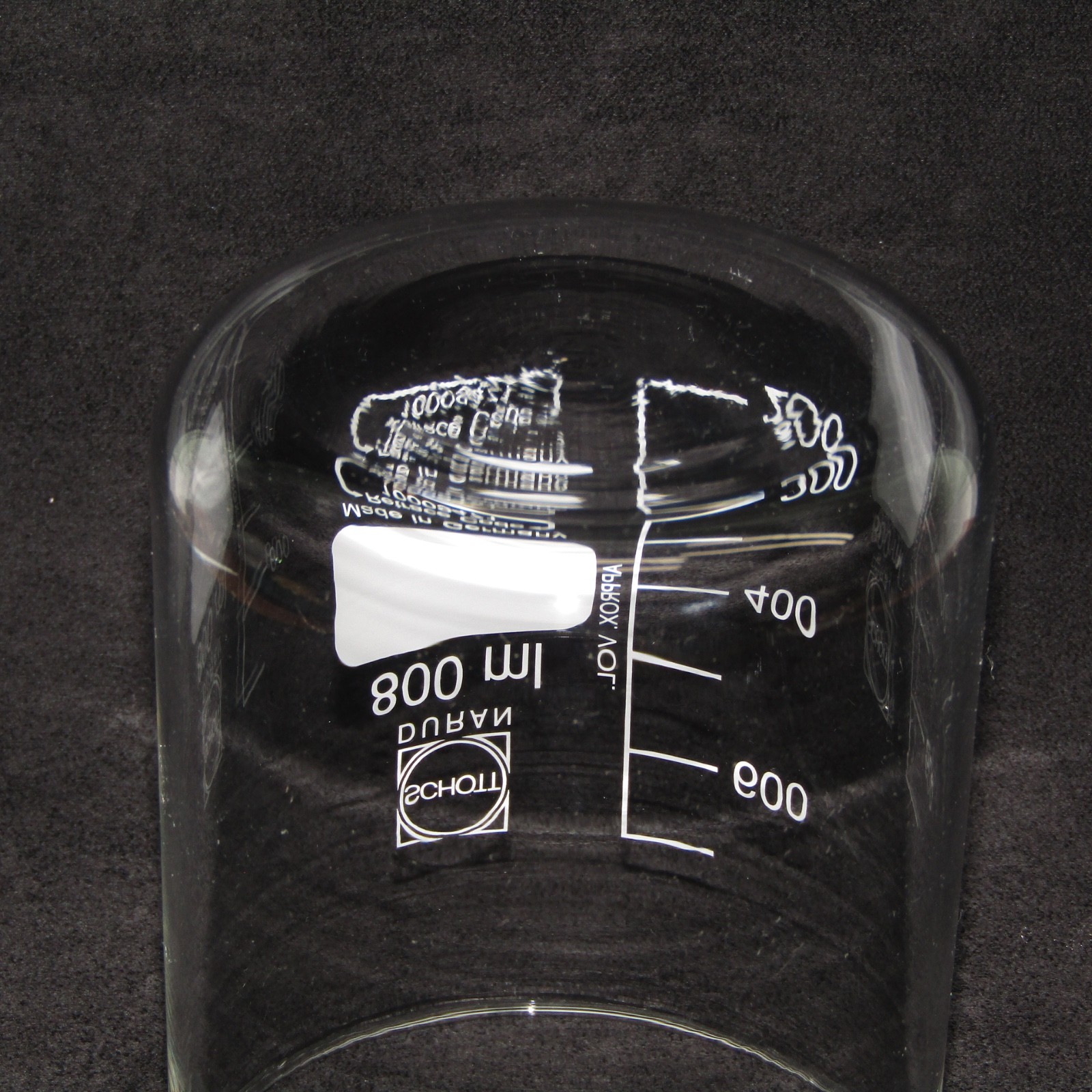 Schott Duran 800 mL Capacity Laboratory Borosilicate Glass Beaker