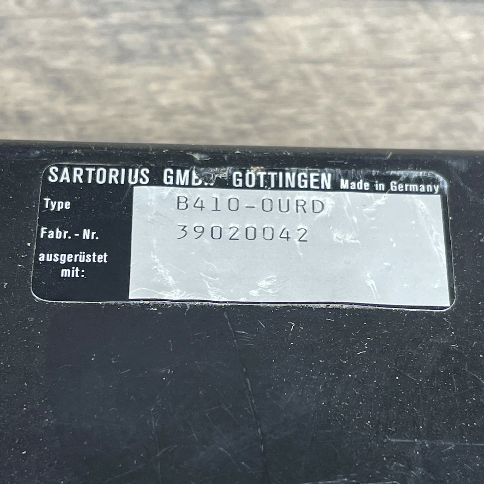 Sartorius Basic B410 Orange/Black Scale Balance Please See Pictures/Description