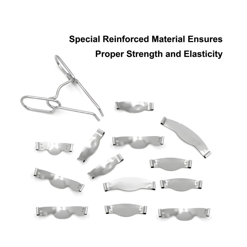 36pcs Dental Sectional Contoured Matrices No.1.330, 35μm Hard, with Spring Clip
