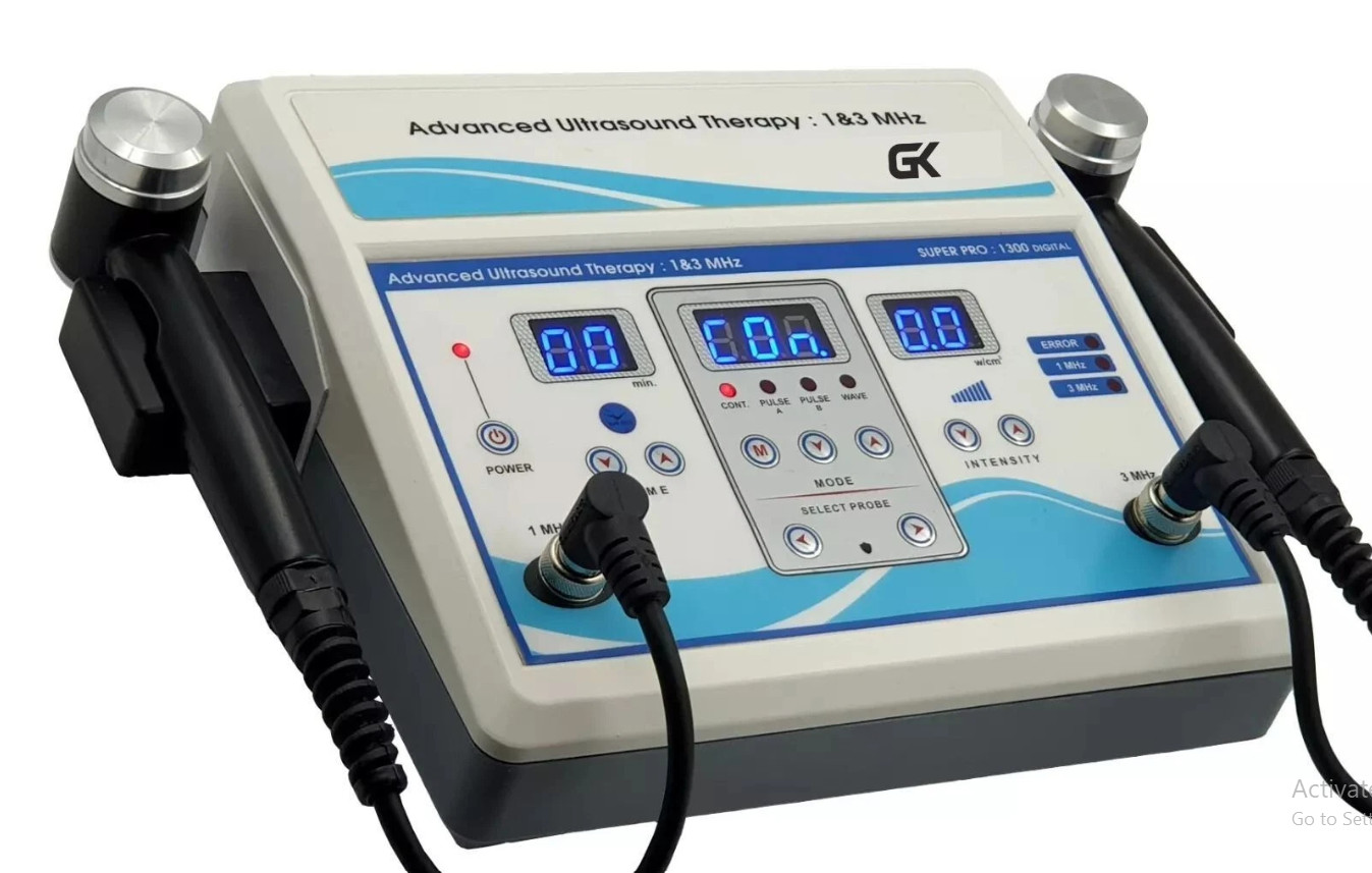 1 MHz & 3 MHz Ultrasound therapy machine for Pain Relief