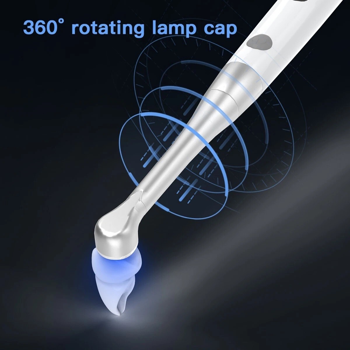 Cordless Dental LED Light Cure Lamp Metal Head 1S LED Curing Light Photopolymer