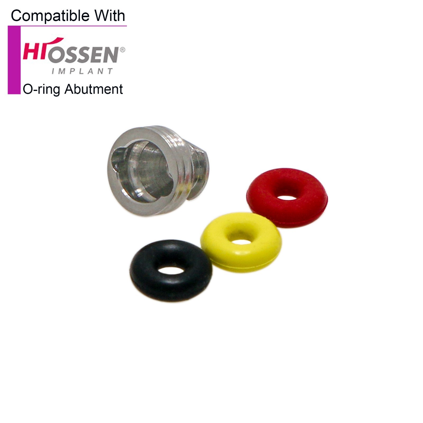 US Dental O-ring Retainer Caps Kit For Implant Osstem Ball Attachment Abutments