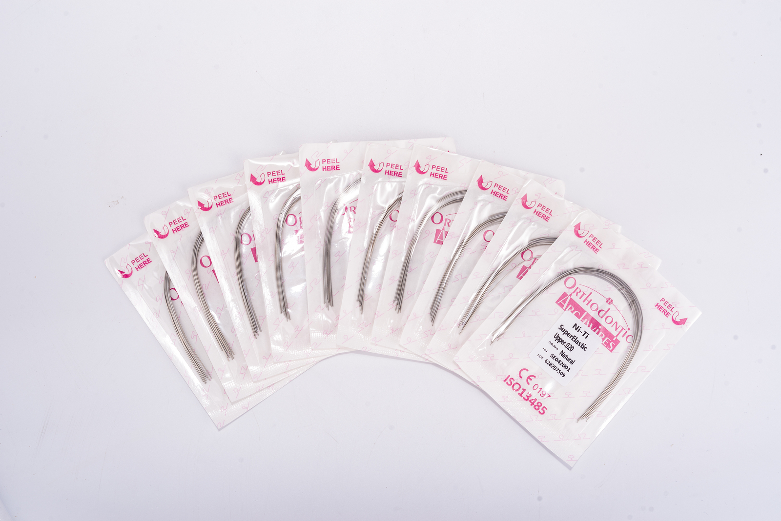 10Pack Dental Orthodonic Super Elastic Niti Round Arch Wire Natural Easyinsmile