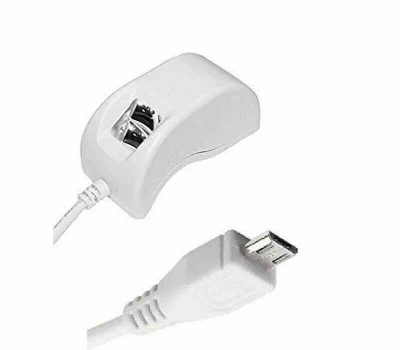 Startek FM220 Biometric Fingerprint Scanner with Micro USB Port, Small, White
