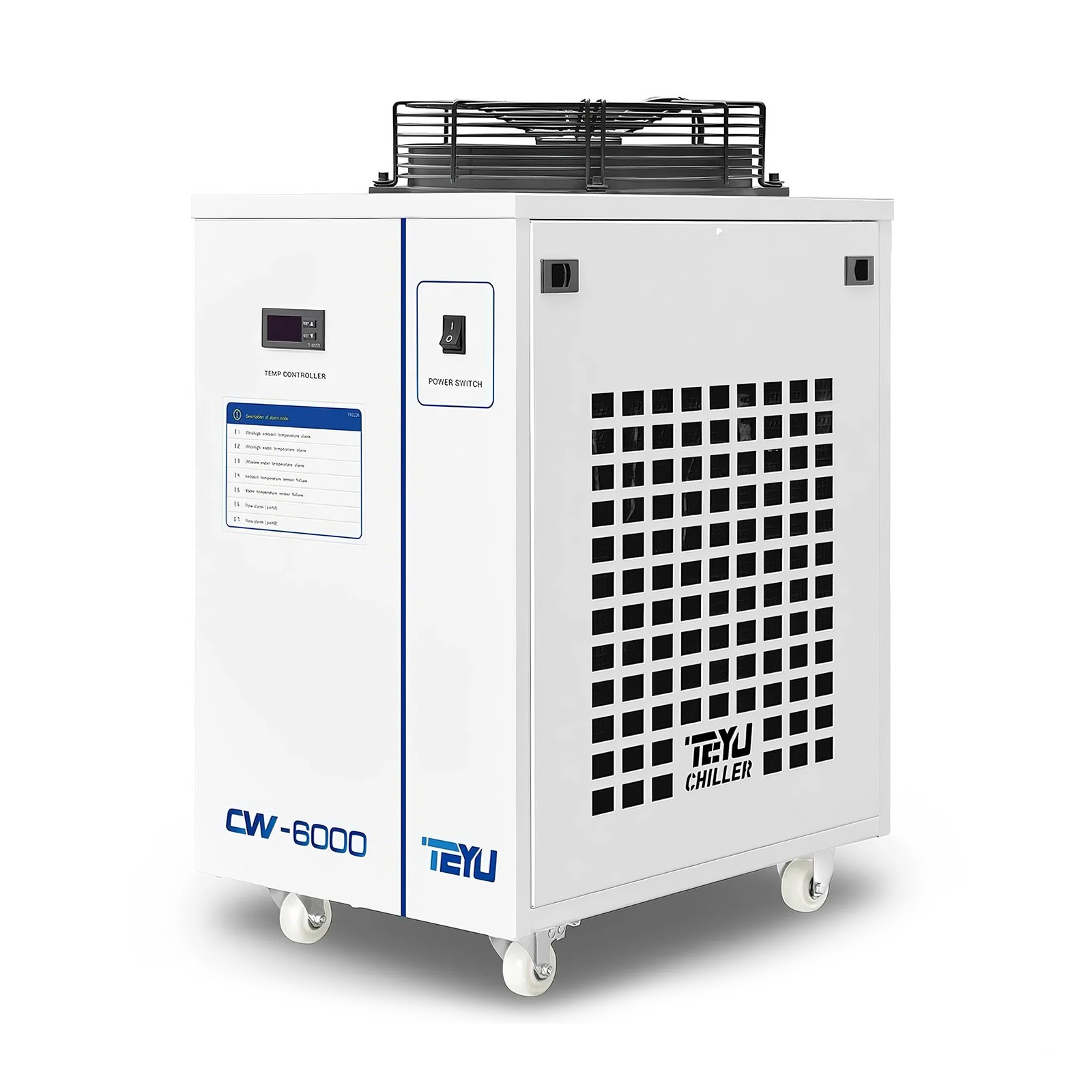 S&A 110V CW6000 Industrial Water Chiller for 100W Solid-state Laser 14L 75L/min