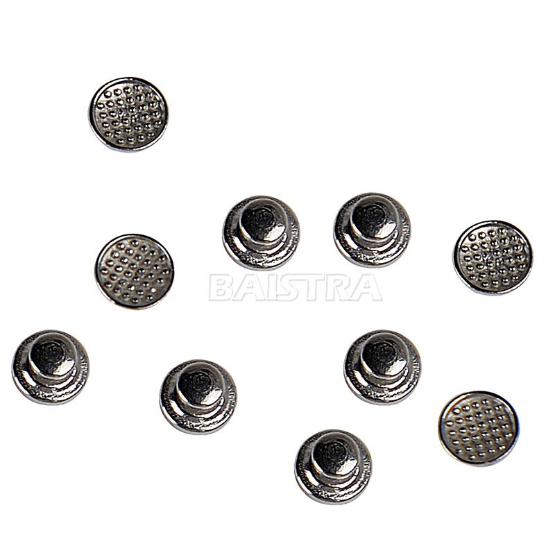AZDENT Dental Orthodontic Lingual Buttons Bondable Round/Rectangular Mesh Base