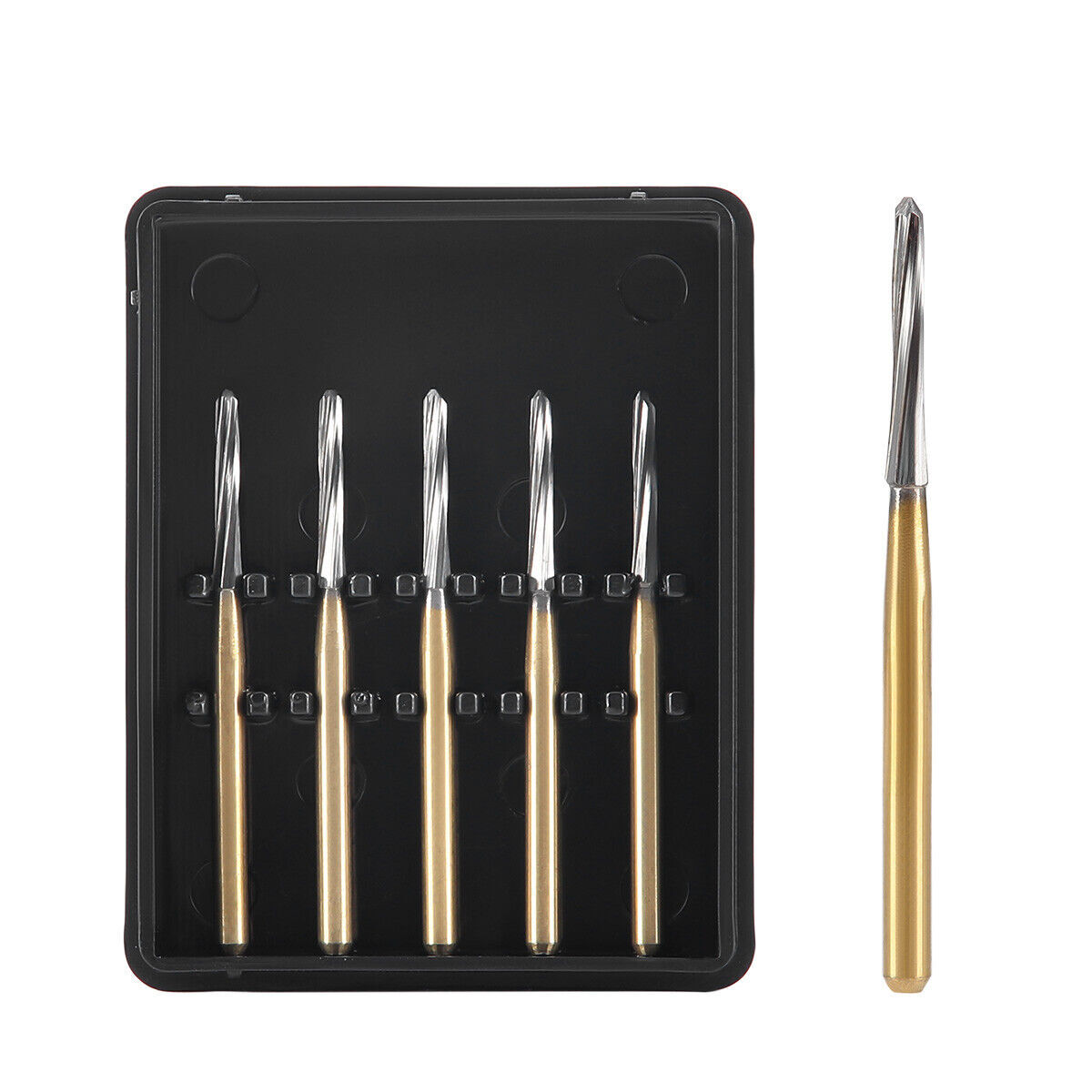 Dental Surgical Endo-Z Carbide Tungsten Steel Drills Burr FG Gold Bur 21/25/28mm