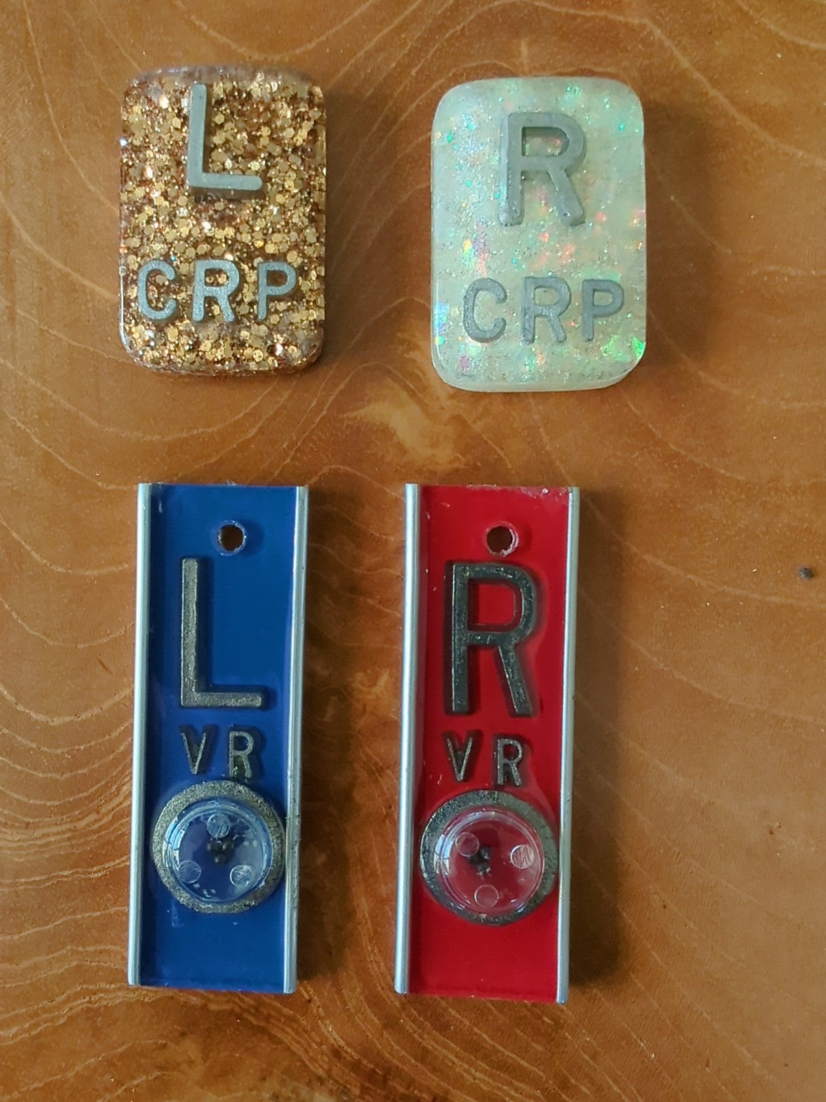 xray lead markers With Initals