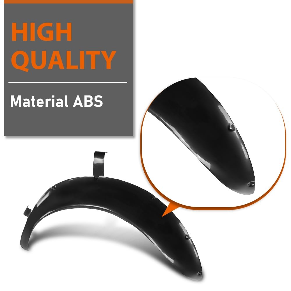 Wheel Fender Flares Corvette C3 1968-1979 Front Rear Black Exterior Trim 4PCS