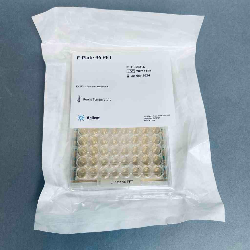 Agilent Xcelligence RTCA E-Plate 96 Well PET Sealed Pack of 5 Microplates