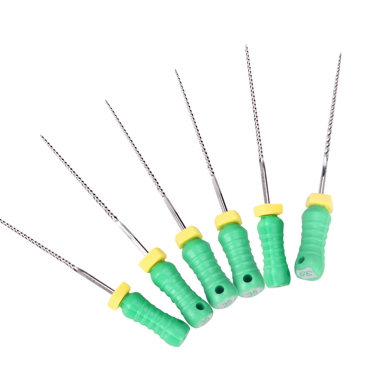 Dental Endo Root Canal Files Stainless Steel K-Files Hand Use 25/21mm AZDENT