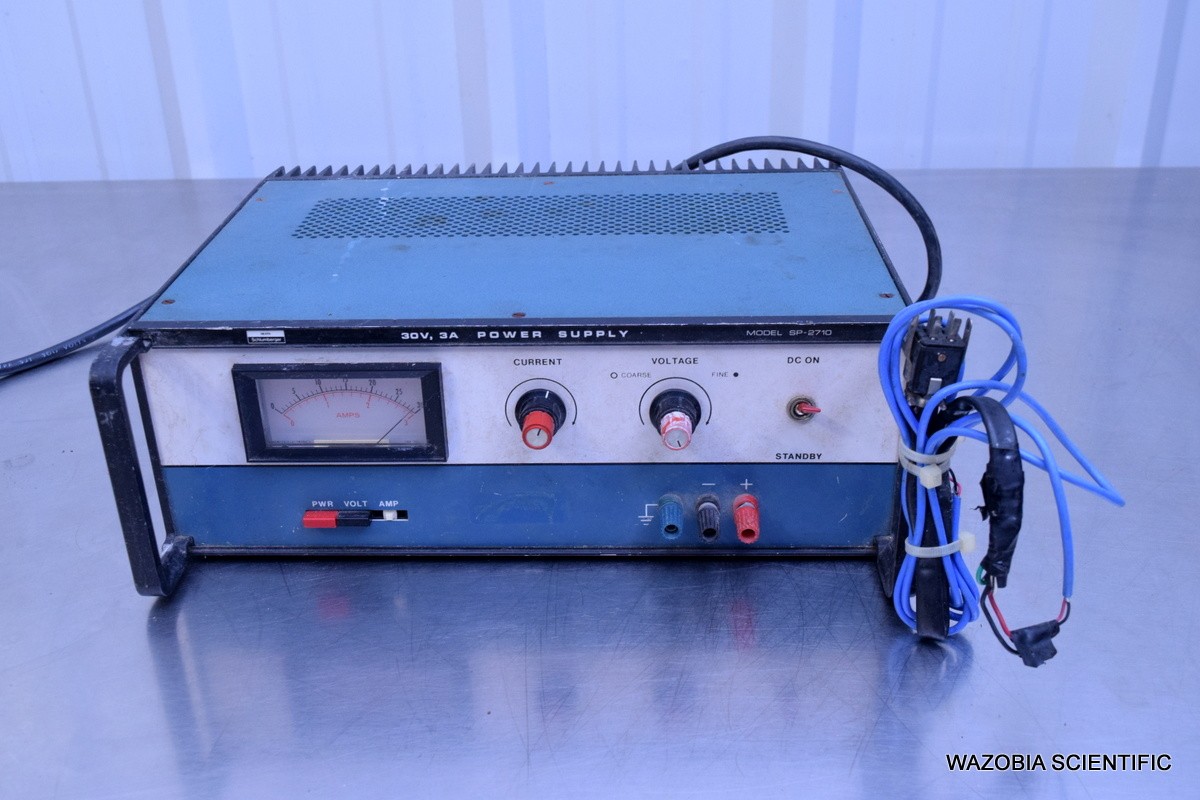 HEATH SCHLUMBERGER MODEL SP-2710 30V 3A POWER SUPPLY EIA-416