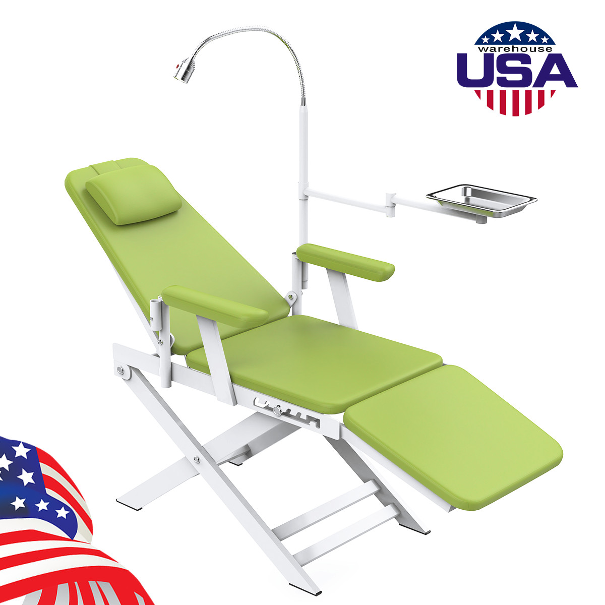 Dental Portable Delivery Unit Syringe Suction Turbine Air Compressor/Moble chair