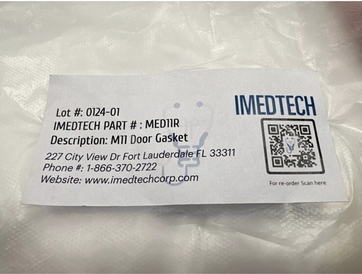 IMEDTECH – MIG028 Replacement Door Gasket for Midmark Ritter M11 MED11R 0124-01