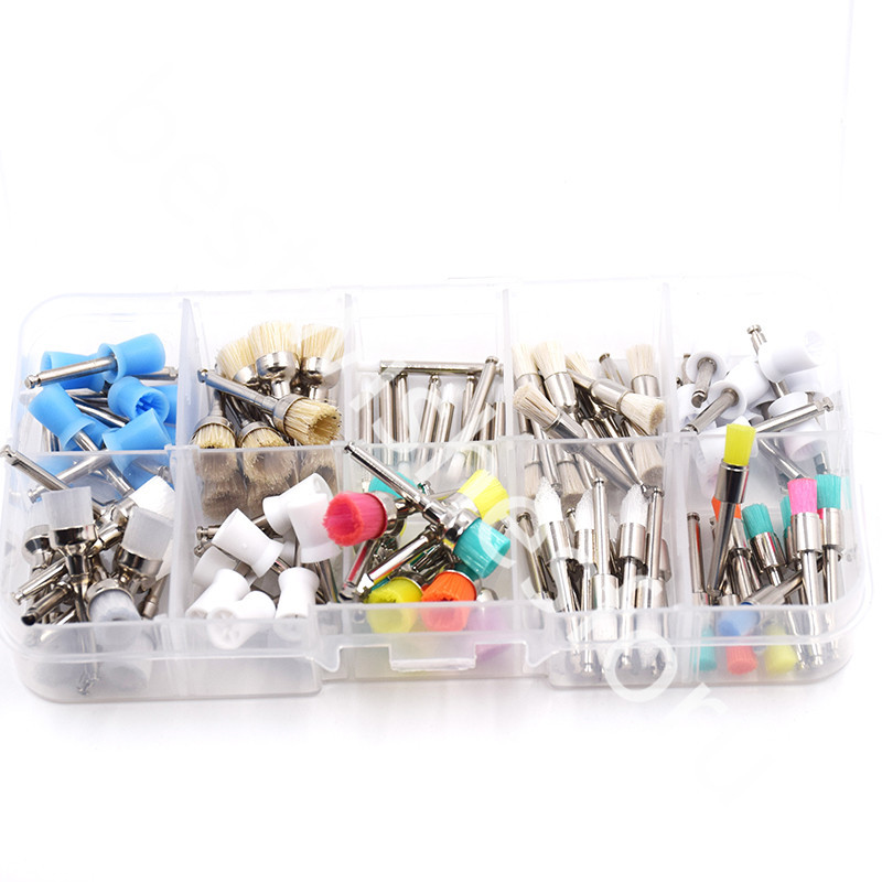 10 Mixed Types Disposable 100 PC Dental Prophy Brush Bowl Cup Polishing Polisher