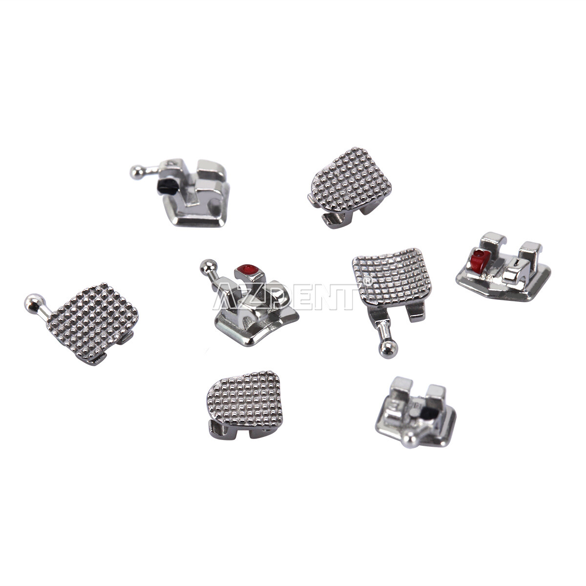 20pcs/kit Dental Orthodontic Bracket Braces Mini Roth .022 Hooks 345 AZDENT