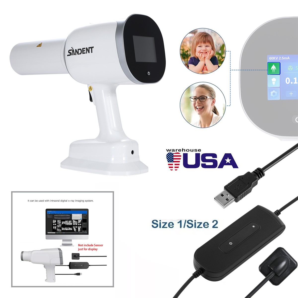 Dental X-Ray Positioner Digital Sensor Holder Sensor Positioning System 2.0