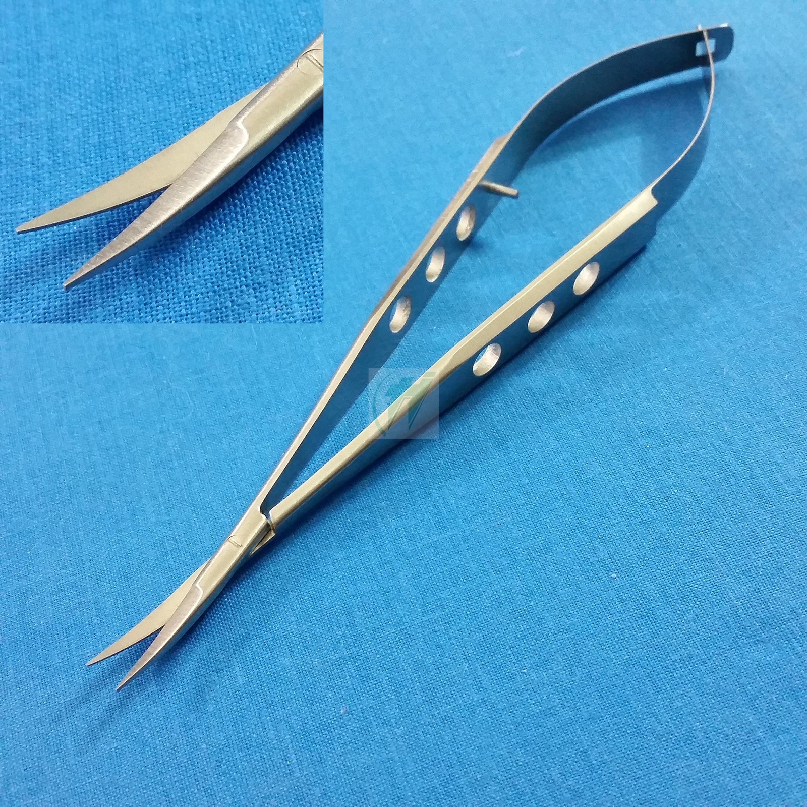 astroviejo Micro Surgical Scissors 5.5″ Curved Ophthalmic OR Grade