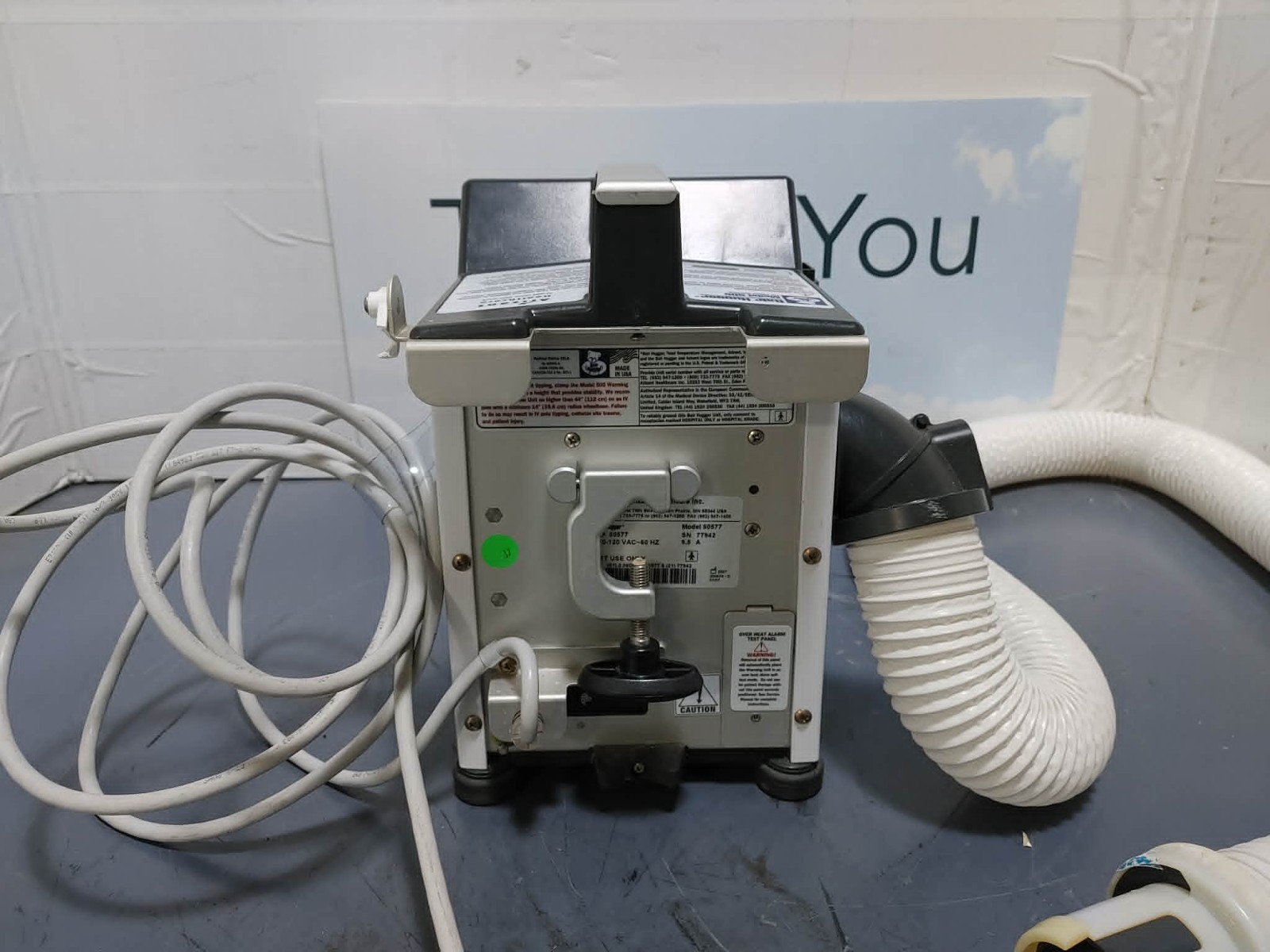 3M Bair Hugger 505 50577 VET Patient Warming Temperaure Management System w Hose
