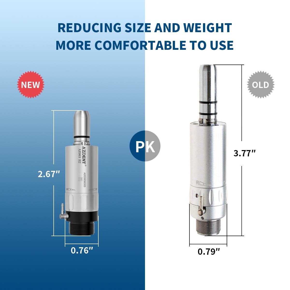 NSK Style Dental Slow Low Speed Handpiece Straight Contra Angle Air Motor 4/2H