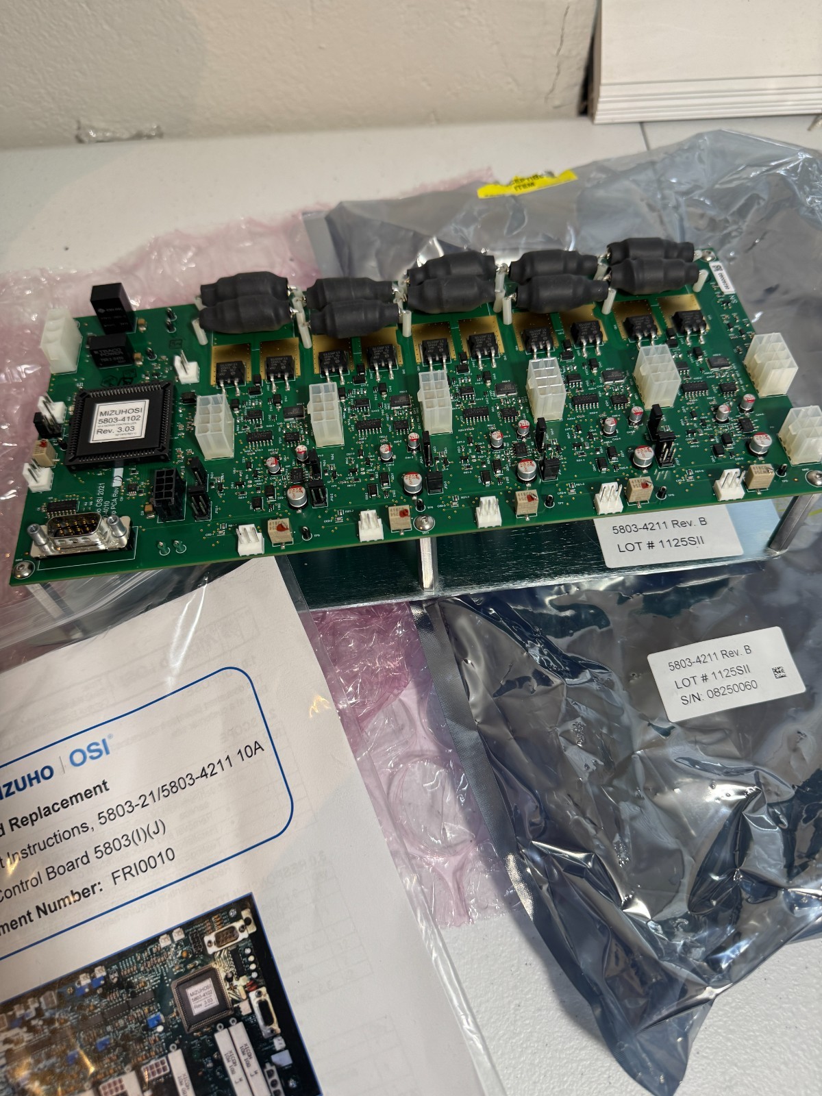 Mizuho OSI 5803 / Jackson 10 A Board (Motor Control Board) 5803-4211 Rev B – New