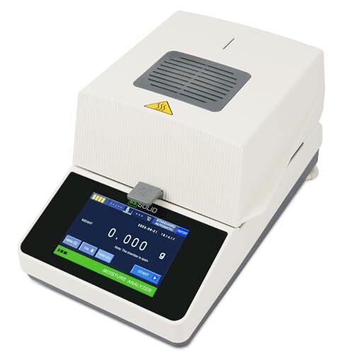 U.S. Solid Moisture Analyzer 0.01 g 0.1% Readability 5-inch Touch Screen