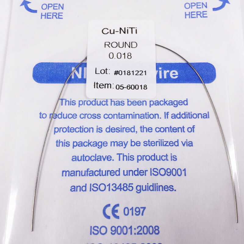 Dental Orthodontic Copper Cu-Niti Wires Arch Wires Rectangular Round Damon Stop