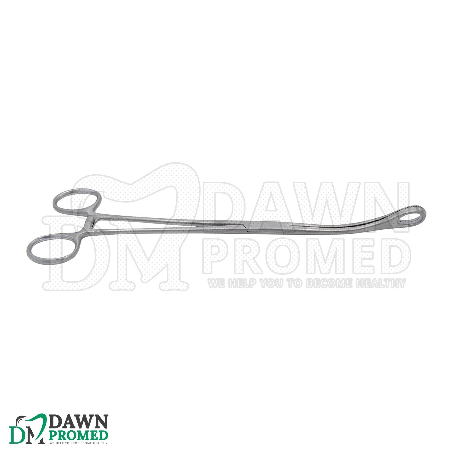 Sponge Forceps 9.5″ Curved Serrated Surgical Gynecology Instruments German Grade