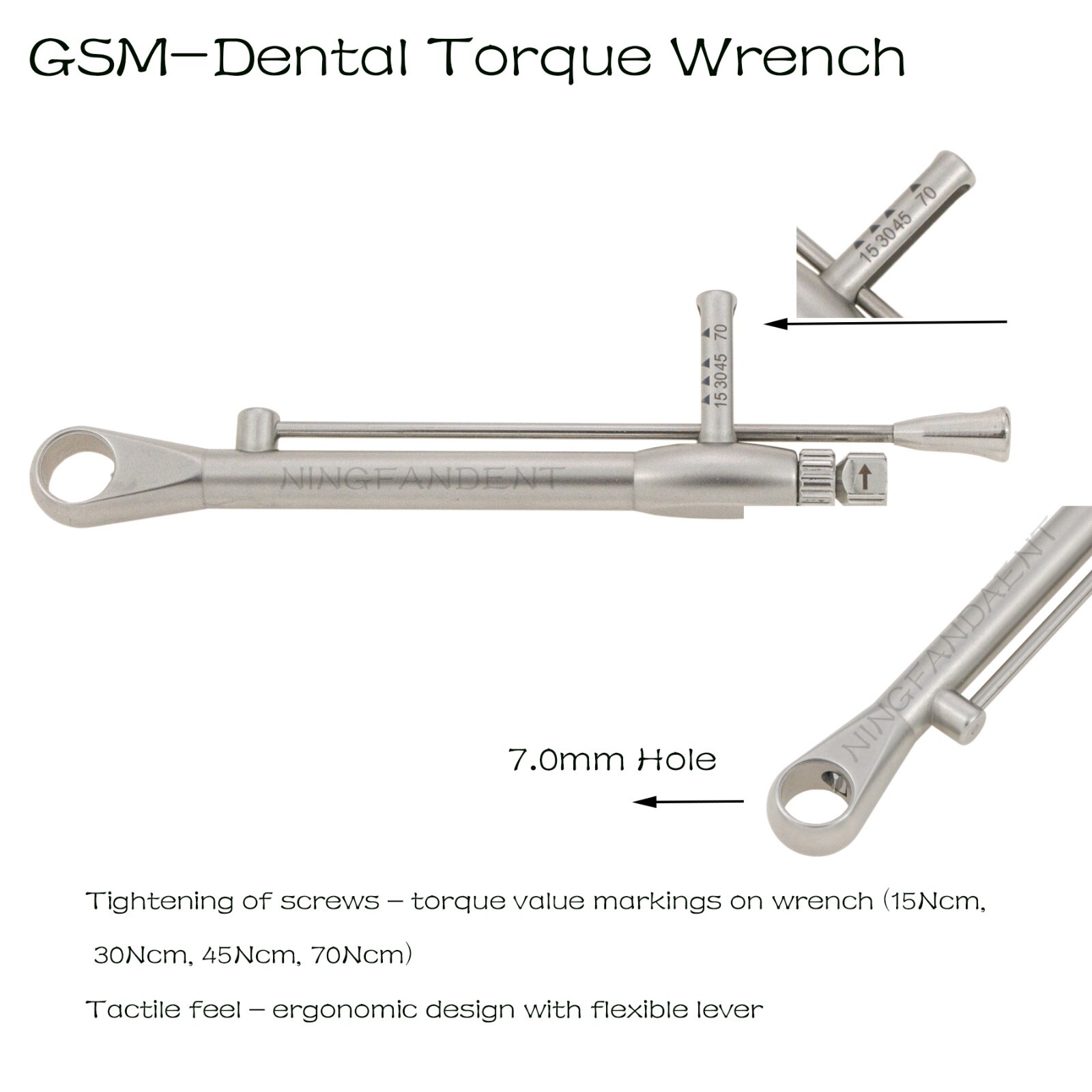 Dental Broken Screw Stripped Failed Abutments Remove Reverse Tap Dill Driver Tip