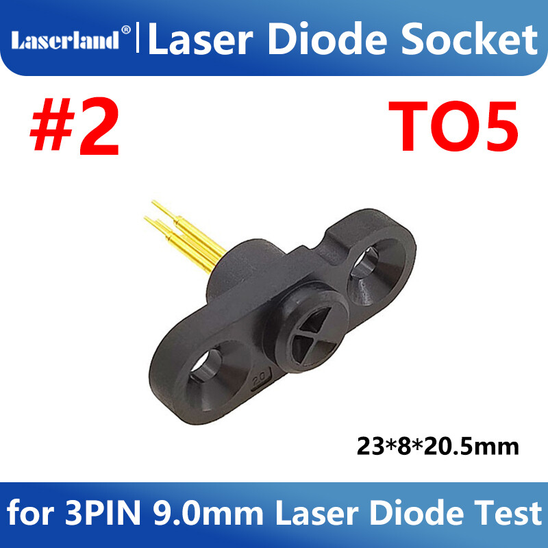 Laser Diode Socket Test Base 3pin for 5.6mm 9.0mm 3.8mm
