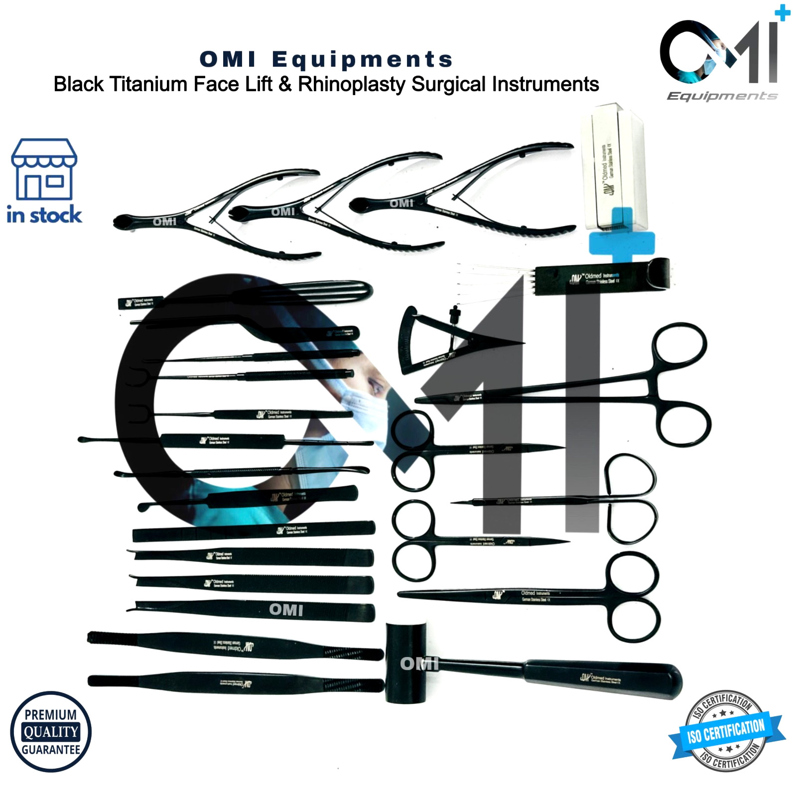Rhinoplasty Surgical Instruments Set–26 Pcs Professional Nose Surgery Tools Kit