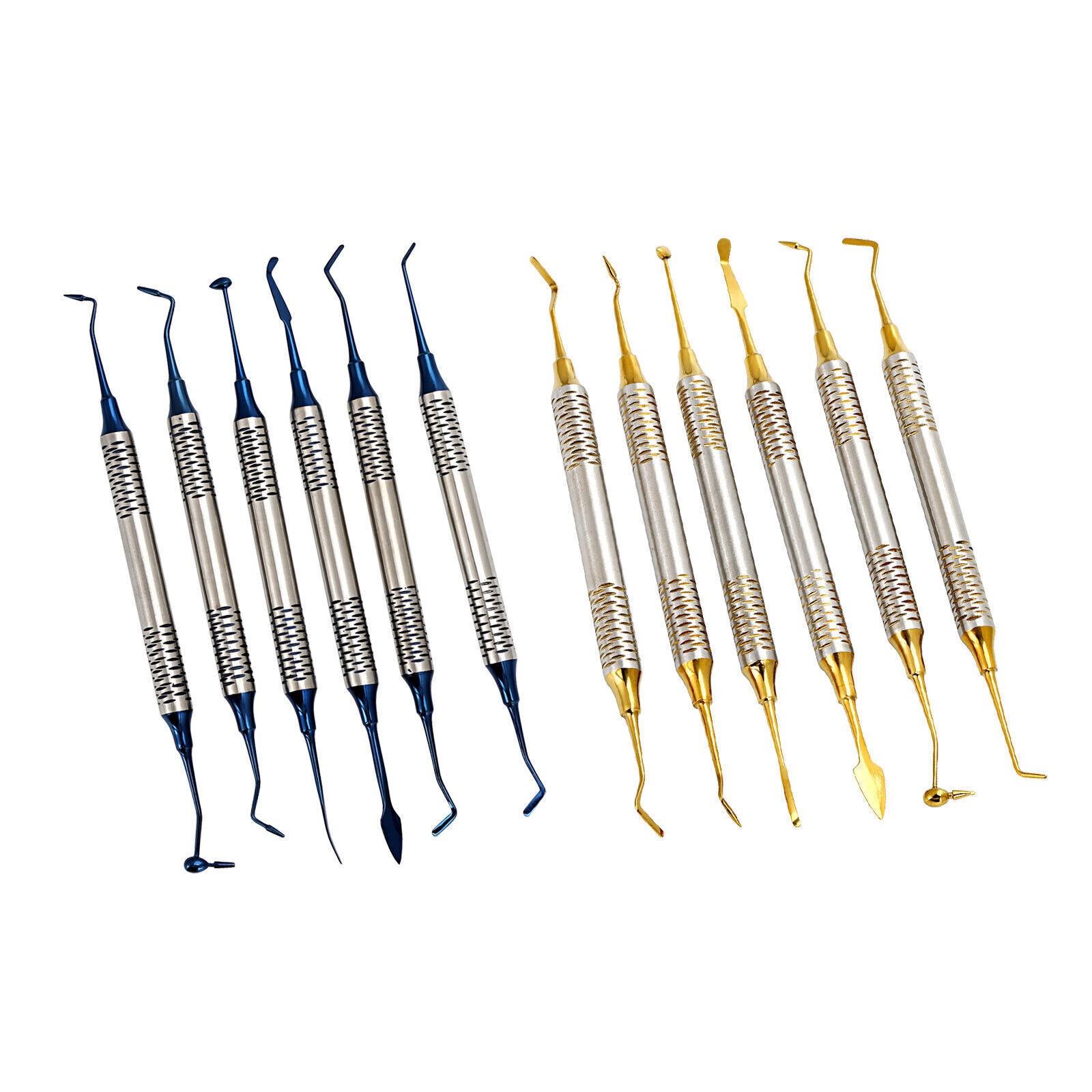 6pcs/set Dental Composite Resin Filling Spatula Repair Restorative Instruments
