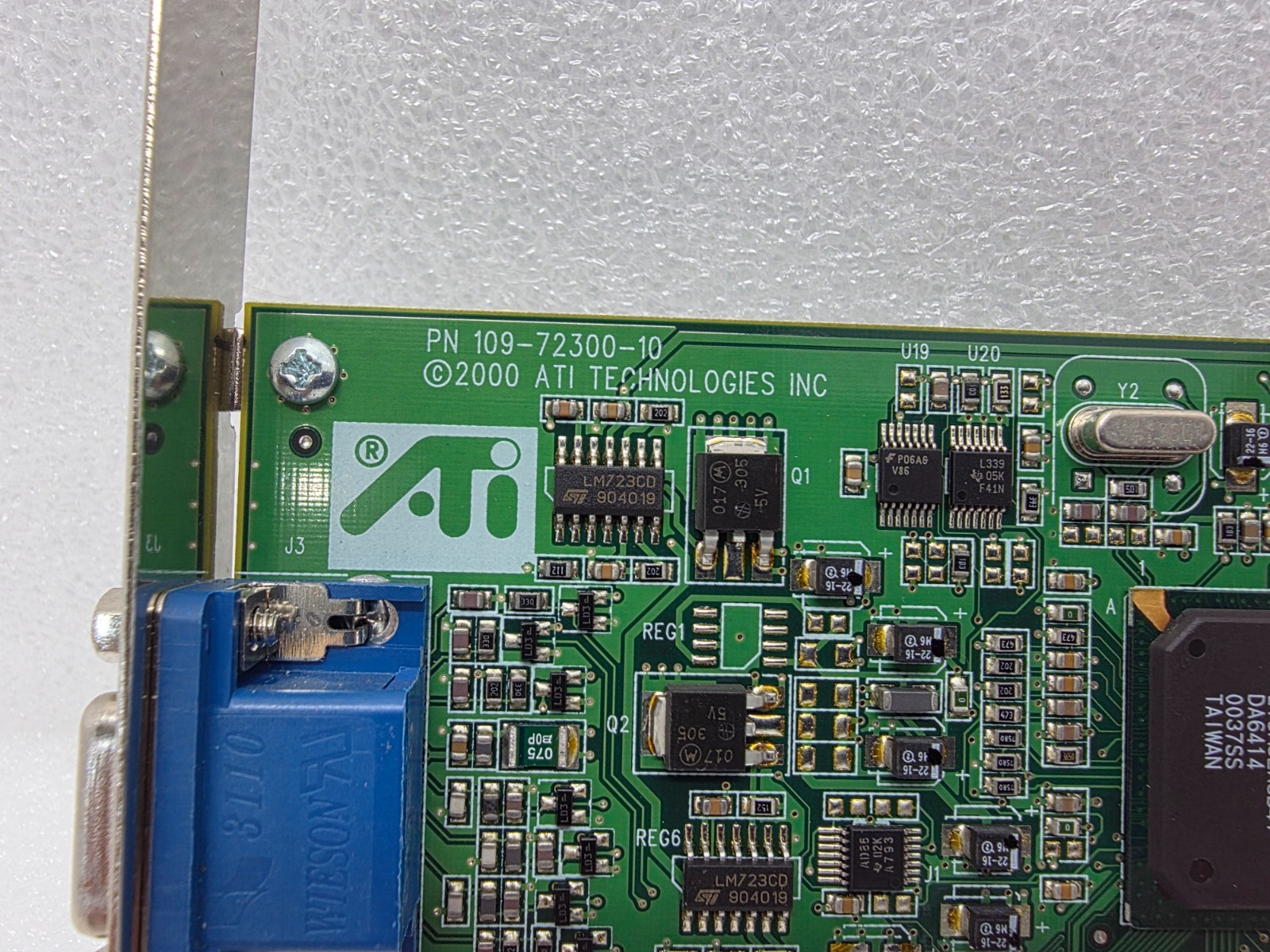 As-Is ATI TECHNOLOGIES PCI Video Graphics Card 109-72300-10
