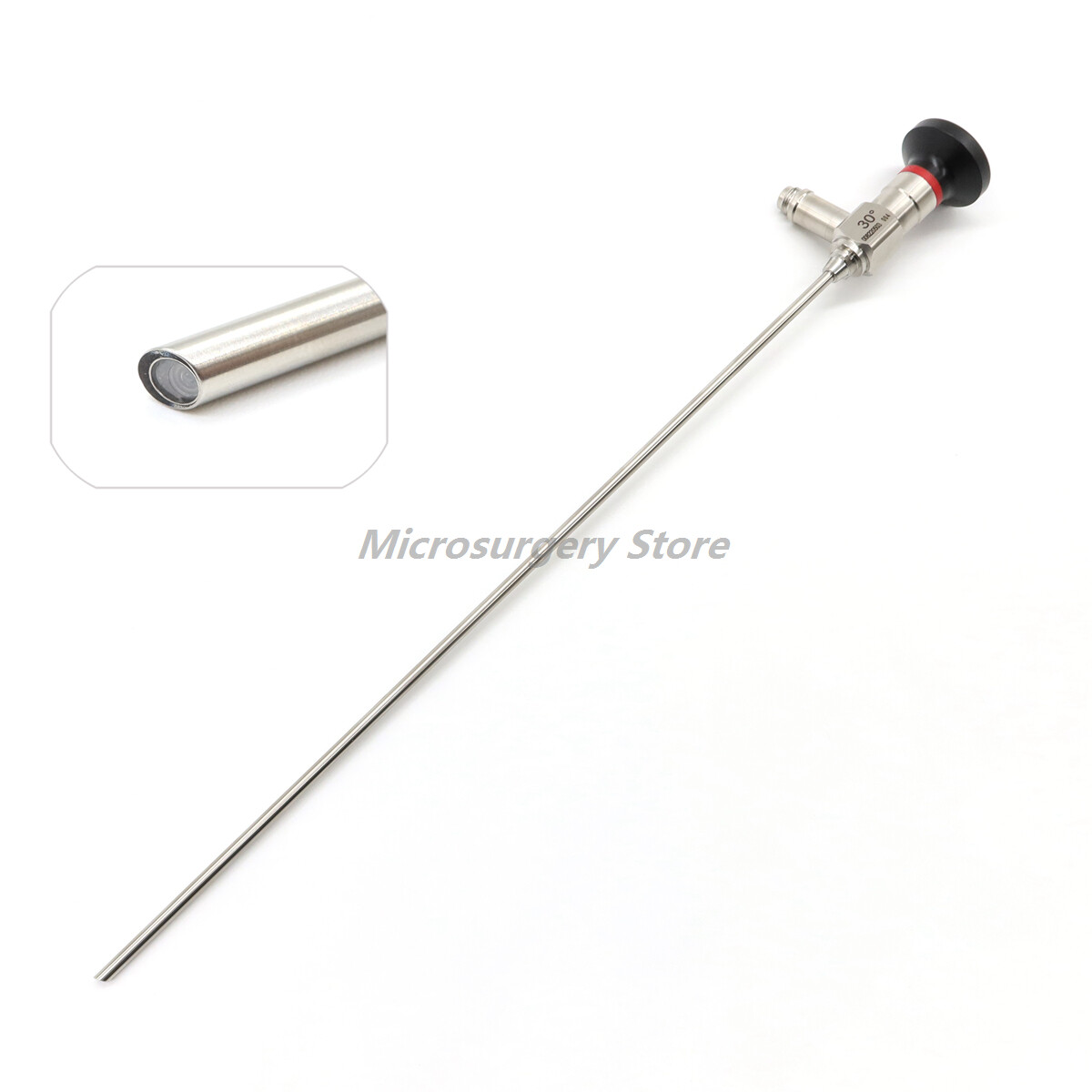 Φ4 x 302 mm 30 degree Cystoscope with adaptors fits different brand light source