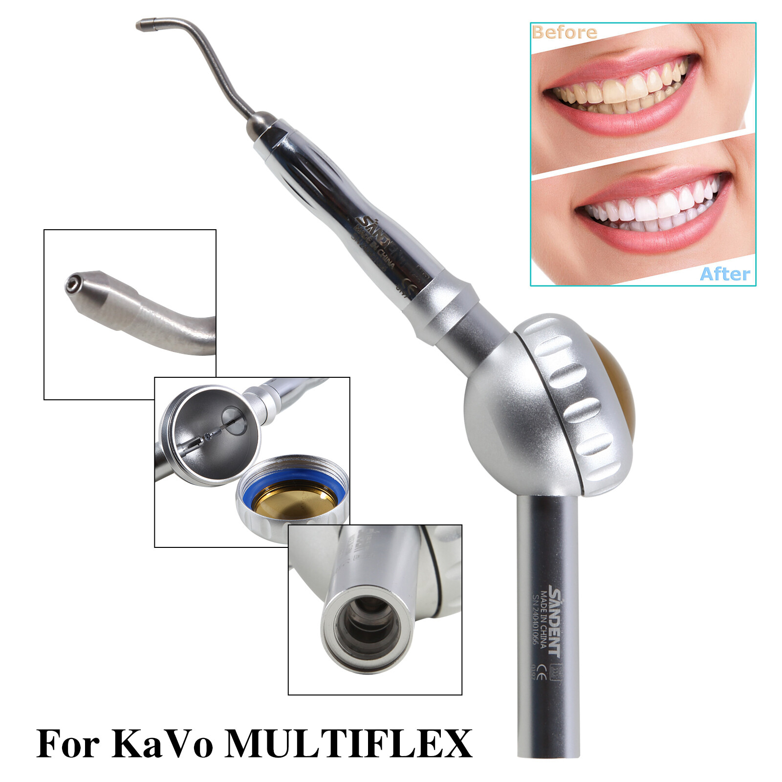 Dental Polisher Hygiene Air Flow Prophy Unit Jet Mate Fit KAV Multiflex Lux TX1