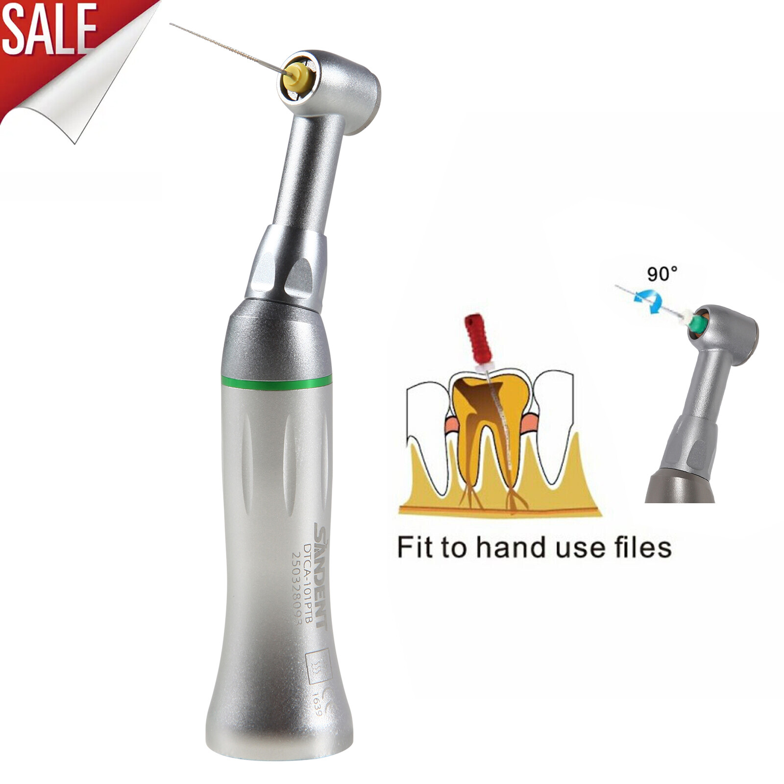 Dental Endo Reciprocating Handpiece 10:1 Contra Angle Endodontic 90° M4 NSK