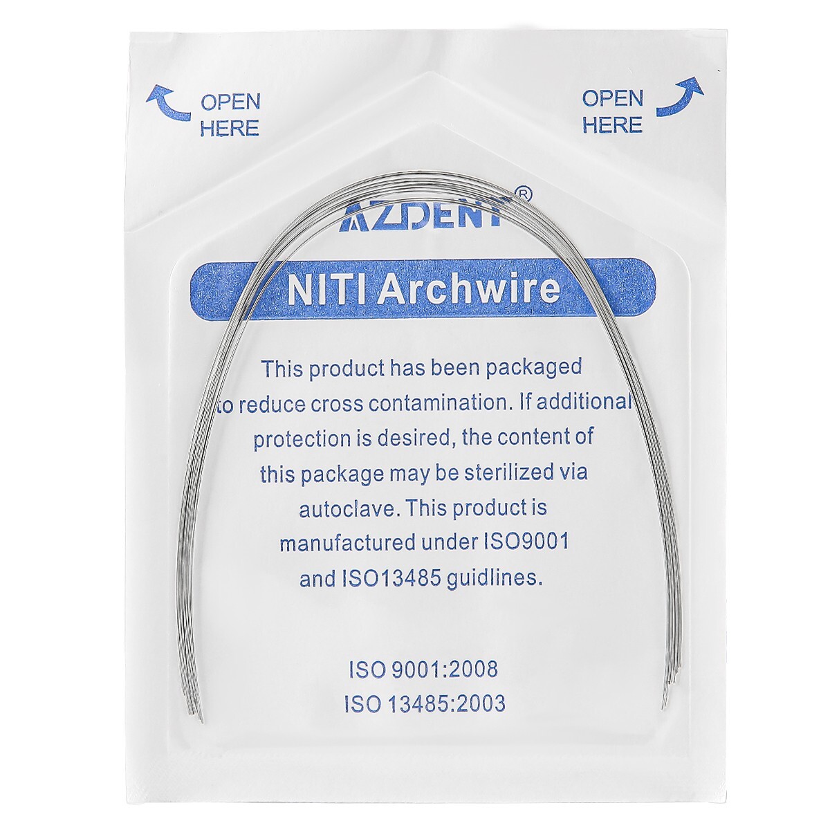 AZDENT Dental Orthodontic Niti Round Arch Wires Super Elastic Expanded Type