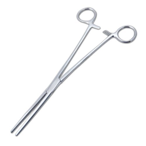 10″ Straight Hemostat Forceps Locking Clamps Stainless Steel Surgical Instrument