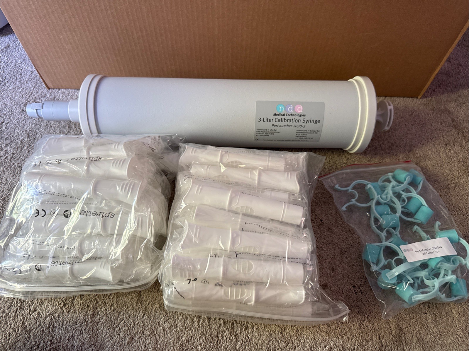NDD Medical Technologies 2030-2 Calibration Syringe. Used